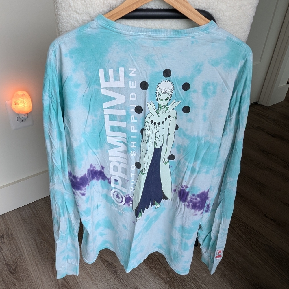 Naruto x Primitive Tie-dye Obito Uchiha Long Sleeve